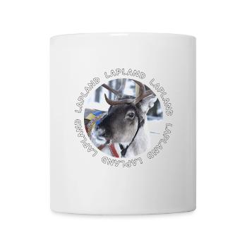 Lapland reindeer - Mug - white - Front