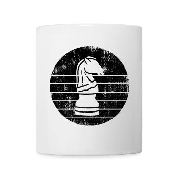 Chess Knight Drawing - Mug - white - Front