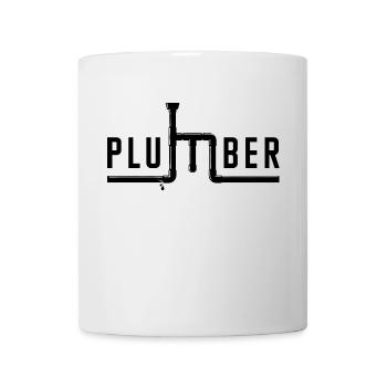 Job Klempner Arbeit Arbeiter Geld Verdienen Spruch - Tasse - Weiß - Vorne