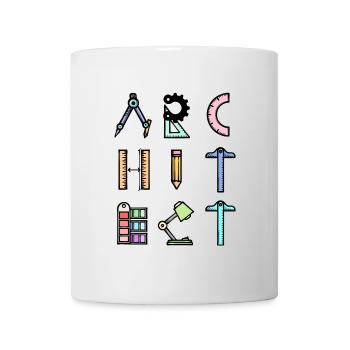 Profession d’architecte disant Job Career Supervisor - Mug blanc - blanc - Devant