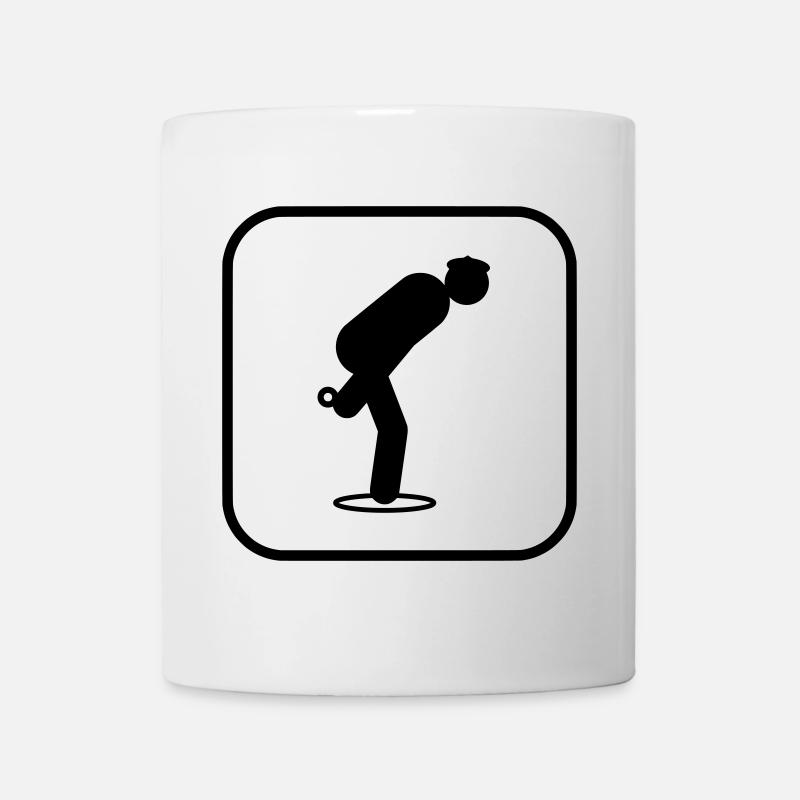 Petanque sports symbol - Mug - white