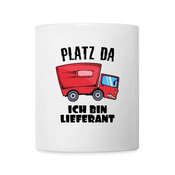 Zusteller Statement Job Arbeiter Arbeit Firma - Tasse - Weiß - Vorne