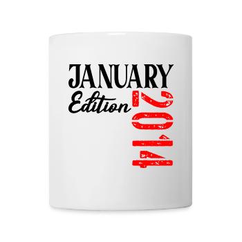 13 ans - 13e anniversaire janvier 2014 - Mug blanc - blanc - Devant