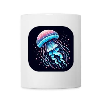 Méduse de dessin animé - Mug blanc - blanc - Devant
