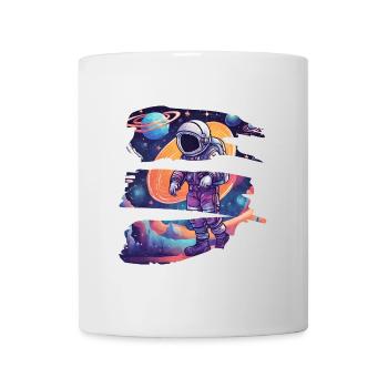 Astronaute Combinaison Spatiale Galaxy Walking - Mug blanc - blanc - Devant
