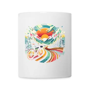 Vélo intrigant. - Mug blanc - blanc - Devant