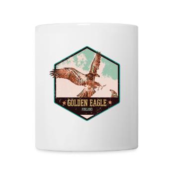 Aigle royal de Finlande – Illustration sauvage - Mug blanc - blanc - Devant