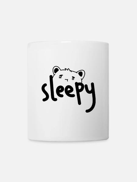Hamster endormi mignon - Mug blanc - blanc
