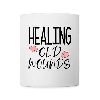 Healing old wounds quote - Mug - white - Front