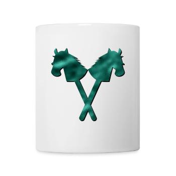 Hobby-Horsing ÉQUITATION - Mug blanc - blanc - Devant