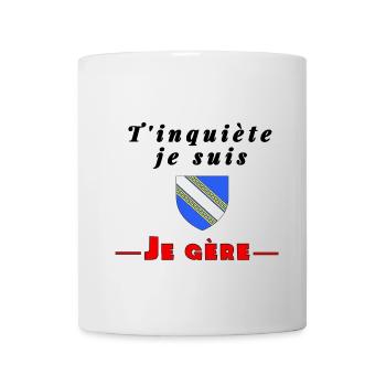 T'inquiète je suis champenois - Mug blanc - blanc - Devant
