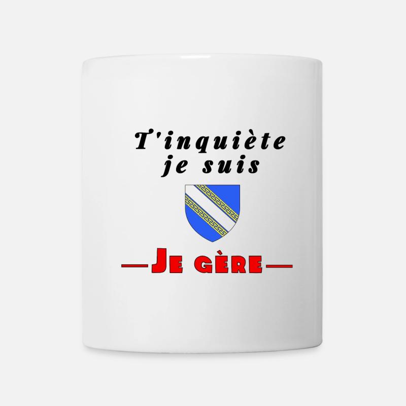 T'inquiète je suis champenois - Mug blanc - blanc