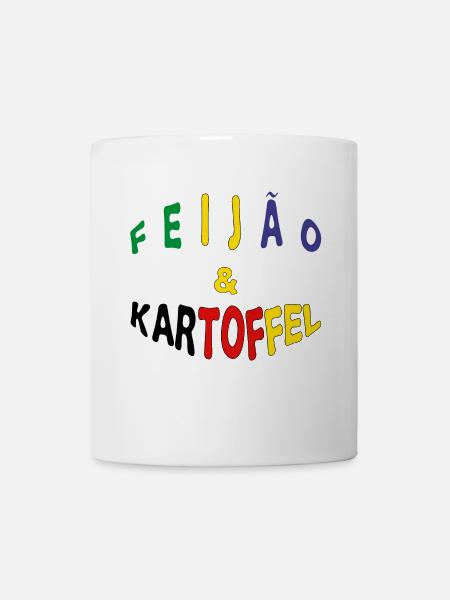 Deutsch-Brasilianer Kartoffel Brasilianer Geschenk - Tasse - Weiß
