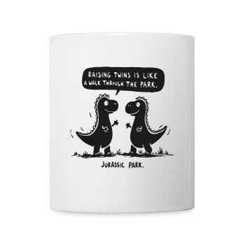 Élever des jumeaux – Dire drôle : des parents jumeaux - Mug blanc - blanc - Devant