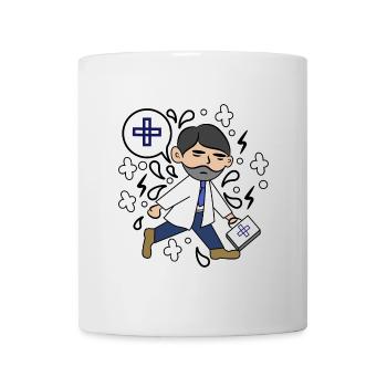 Médecin Carrière Bourreau de travail Emploi Travail Profession Succès - Mug blanc - blanc - Devant