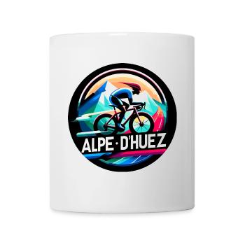 Alpe D'Huez, legendärer Aufstieg für Enthusiasten - Tasse - Weiß - Vorne