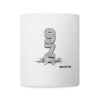 T SHIRT 976 mayotte - Mug blanc - blanc - Devant