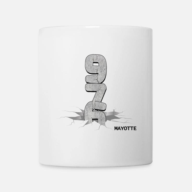 T SHIRT 976 mayotte - Mug blanc - blanc