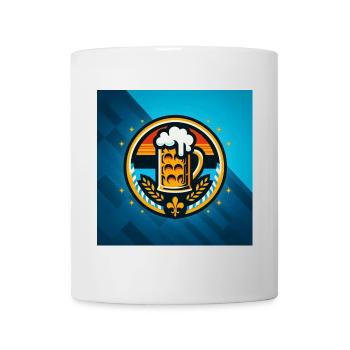 Logo de la bière 4 - Mug blanc - blanc - Devant
