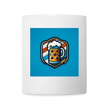 Logo de la bière 1 - Mug blanc - blanc - Devant