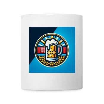 Logo de la bière 3 - Mug blanc - blanc - Devant