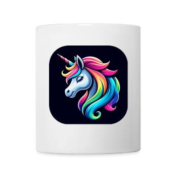 Unicorn Multicolored Mane Horn - Mug - white - Front
