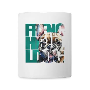 French Bulldog Portrait - Mug - white - Front