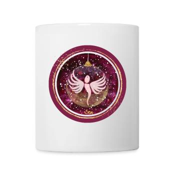 Weihnachtskugel Engel - Sonja Ariel von Staden - Tasse - Weiß - Vorne