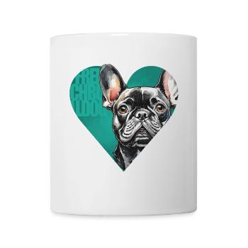 French Bulldog Portrait - Mug - white - Front