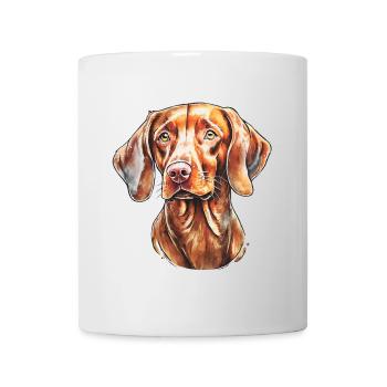 Magyar Vizsla Portrait - Tasse - Weiß - Vorne