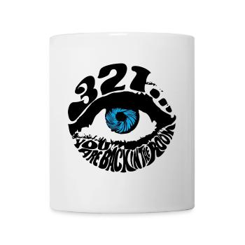 Hypnosis Eye 321 you are back in psychedelic room - Mug - white - Front