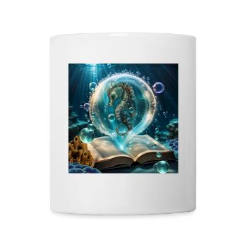 Ein niedliches Seepferdchen - Tasse - Weiß - Vorne