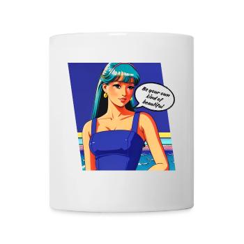 Sei deine eigene Art von schön - Tasse - Weiß - Vorne