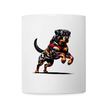 Rottweiler flag Germany design - Mug - white - Front