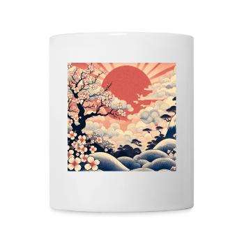 Sunrise Ukiyo-e Style - Mug - white - Front