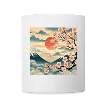 Ukiyo-e Style Sunrise II - Mug - white - Front