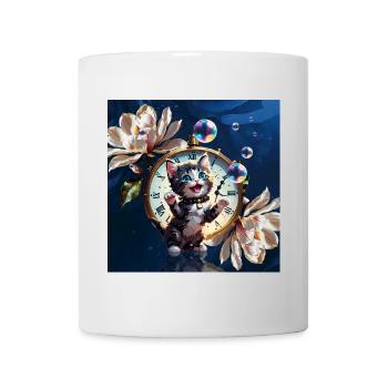Happy New Year I wish you the cute kitten. - Mug - white - Front