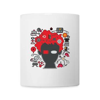 Geek 02 R - Mug - white - Front