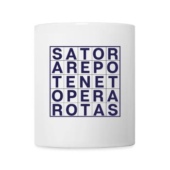 Sator-Rotas - Mug - white - Front