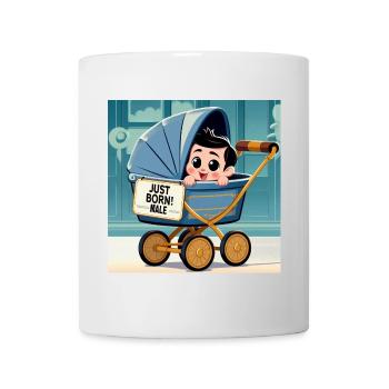 Just Born Boy - Mug - white - Front