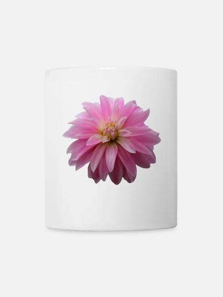 Blume rosa pinke Blume Blumen pink rosa Blumen - Tasse - Weiß