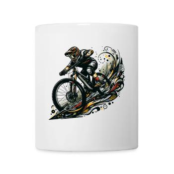 VTT VTT Descente Cadeau - Mug blanc - blanc - Devant
