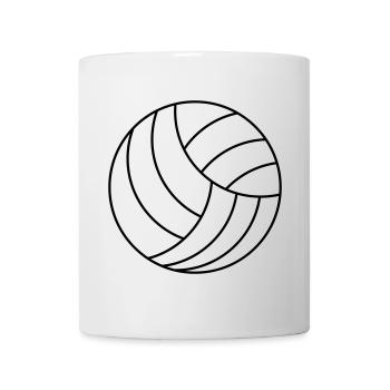 Volley-ball - Mug blanc - blanc - Devant