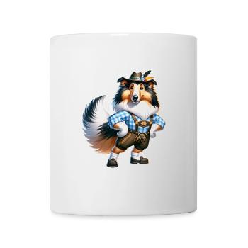 Collie Hund Bayern - Mug blanc - blanc - Devant