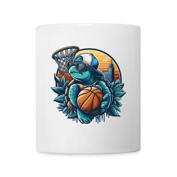 Basketball Turtle Sunglasses Gift - Mug - white - Front