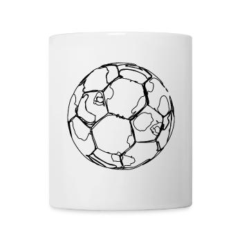 Croquis de football - Mug blanc - blanc - Devant