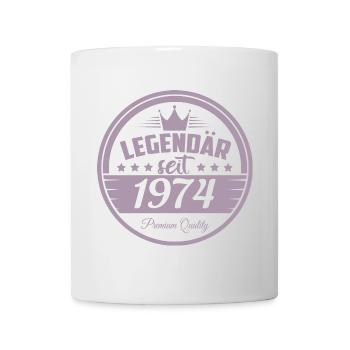 Legendär seit 1974 - Tasse - Weiß - Vorne