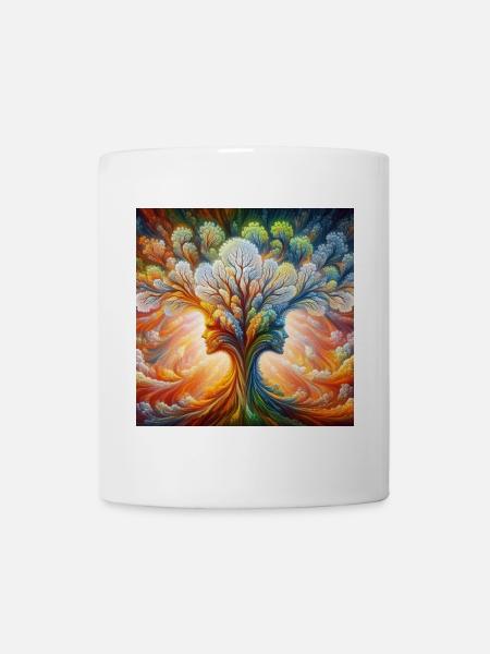 Baum des Lebens - Tasse - Weiß