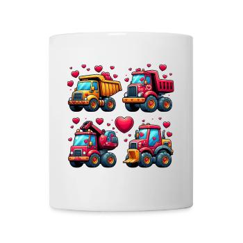 Tiny Builders' Affection - Construction T-Shirt - Mug - white - Front
