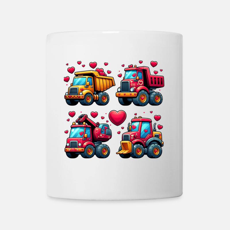 Tiny Builders' Affection - Bau-T-Shirt - Tasse - Weiß